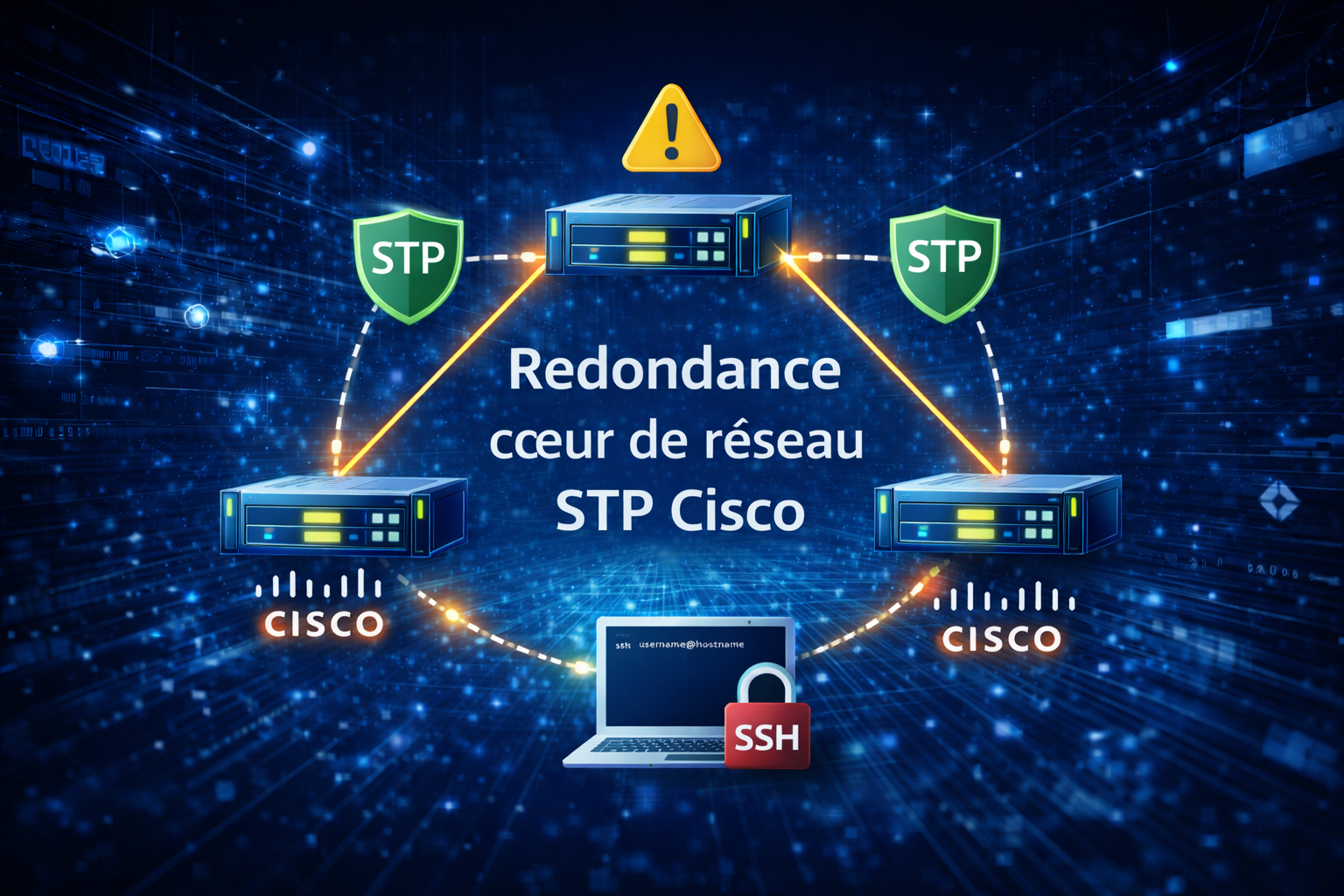 Reondance_coeur_de_reseau_STP_cisco