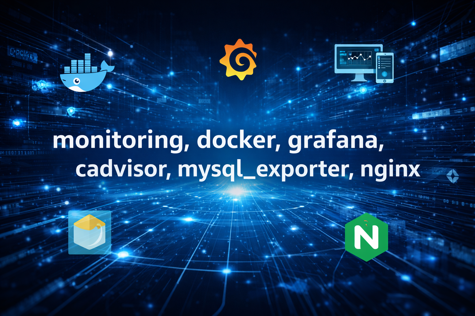monitoring_docker_grafana_cadvisor_mysql_exporter_nginx